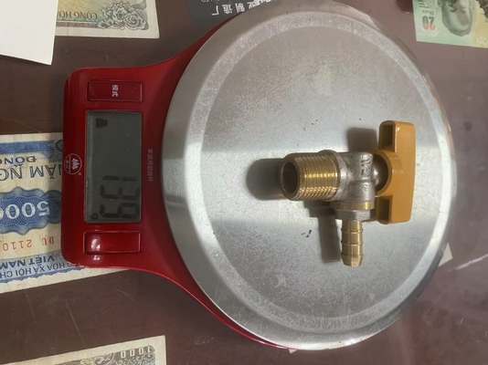 クロム付金色サプライヤーのガスアングルバルブ