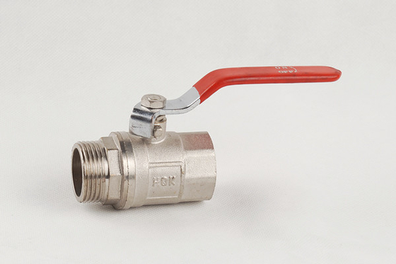 OEM ODMのアルミニウム ハンドルの熱湯の球弁真鍮のロックできる弁