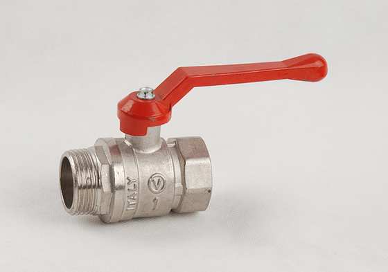 OEM ODMのアルミニウム ハンドルの熱湯の球弁真鍮のロックできる弁