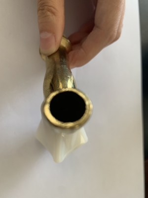 非錆つく洗濯機のためのデッキによって取付けられる真鍮の胸当ての雄ん鶏