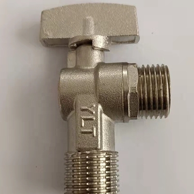 20MM~63MMの動力を与えられる左舷垂直になる真鍮の角度の球弁油圧