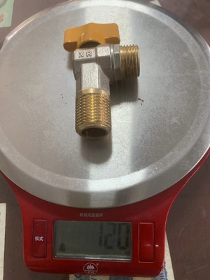 安全DN20-NPT配管の角度弁の三角形の角度弁1/2inch