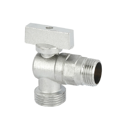 NPTの糸のコックの角度弁のChromeの角度停止弁3/8inch