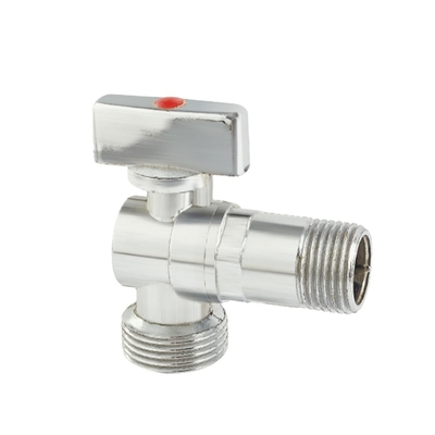 NPTの糸のコックの角度弁のChromeの角度停止弁3/8inch
