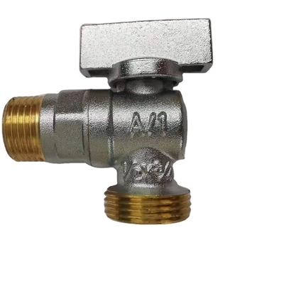 NPTの糸のコックの角度弁のChromeの角度停止弁3/8inch