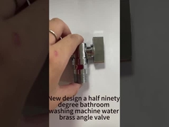 NPTの糸のコックの角度弁のChromeの角度停止弁3/8inch